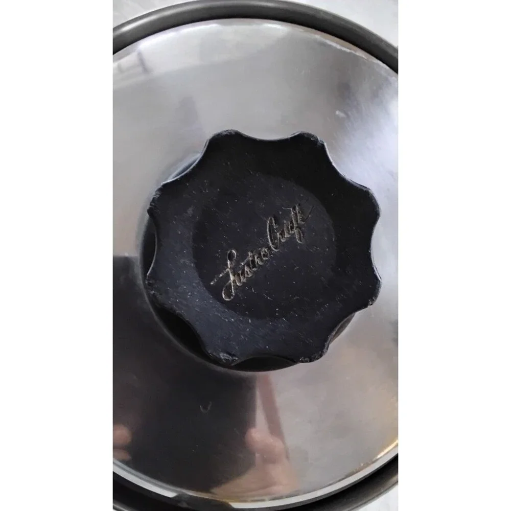 Lustre Craft VTG 1 Qt Sauce Fry Pan Skillet 18-8 Stainless Steel 3 Ply 7